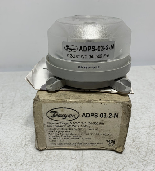 Dwyer ADPS-03-2-N Adjustable Differential Pressure Switch