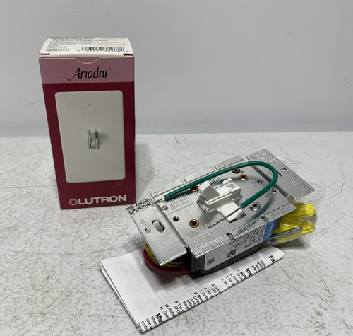 Lutron AY2-LFSQ-WH Ariadni Fan Control Dimmer 1.5A 300W White