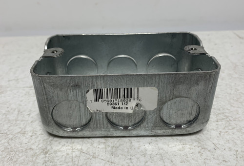 Steel City 59361 1/2 Utility Box Conduit Knockouts