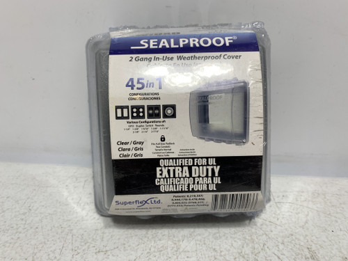Superflex 2GWIUXD Sealproof 2 Gang In-Use Weatherproof Cover 45-in-1