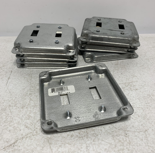 Steel City RS5 Raised Cover 4" Square Duplex Receptacle (lot of 3)
