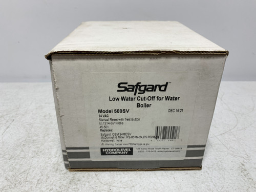 Hydrolevel Safgard 500SV Low Water Cut-Off 24V for Boilers