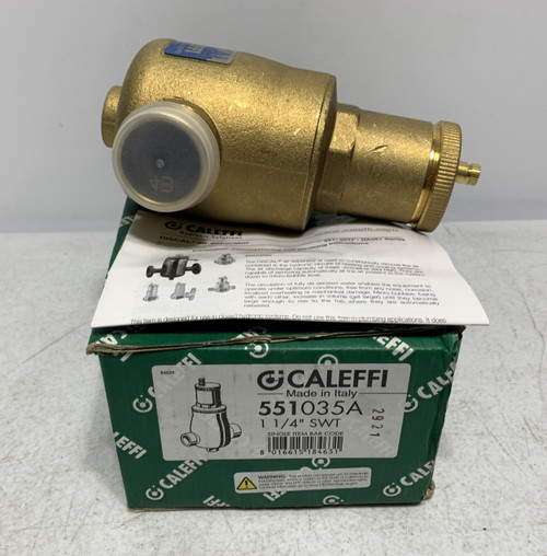 Caleffi 551035A 1-1/4" SWT DISCAL Air Separator