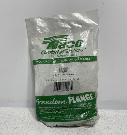 Taco 110-525BSFL Companion Flange Set 1-1/4" SWT Bronze