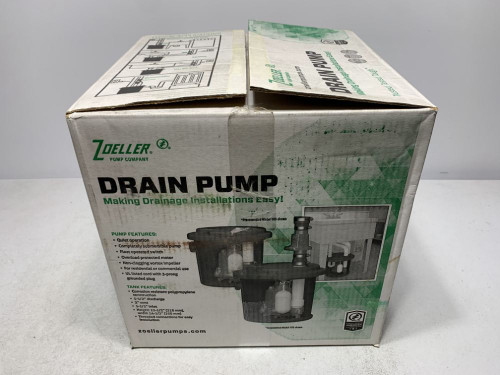 Zoeller 105-0001 Drain Pump 115V 1/3 HP 9' Cord