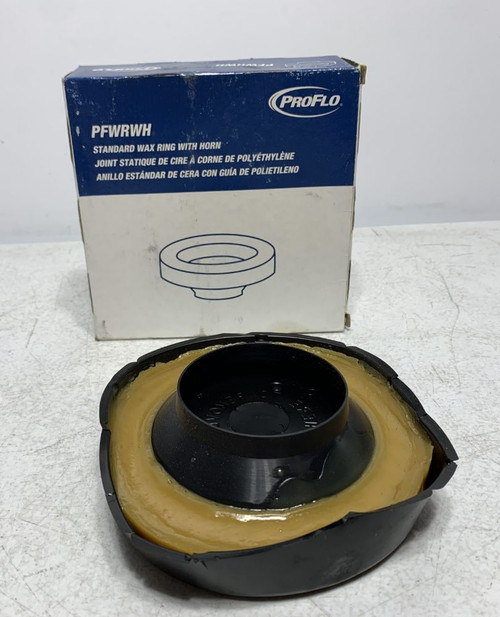 ProFlo PFWRWH Wax Ring with Horn 3" or 4" Waste Lines