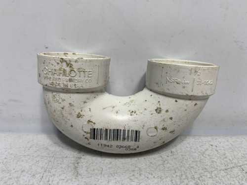 Charlotte Pipe 31-1042 Elbow Fitting 1-1/2" PVC DWV (lot of 6)