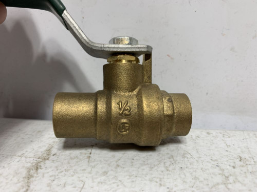 Red-White Valve 5595AB Ball Valve 1/2" Brass Full Port