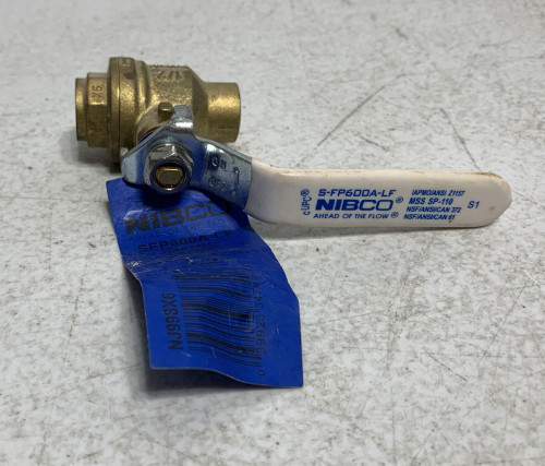Nibco S-FP600A-LF Ball Valve 1/2" Lead-Free Brass