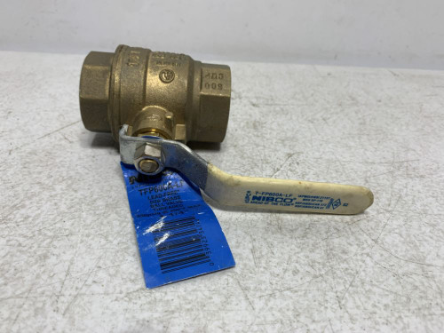 Nibco TFP600A-LF Ball Valve 1-1/4" Lead-Free Brass Threaded