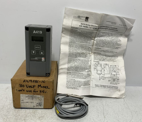 Johnson Controls A419ABC-1C Temperature Control 120/240V SPDT