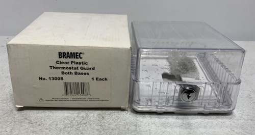 Bramec 13008 Thermostat Guard Clear Plastic Both Bases