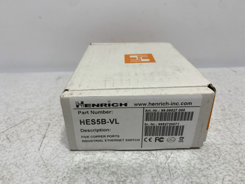 Henrich HES5B-VL Ethernet Switch 5 Copper Ports