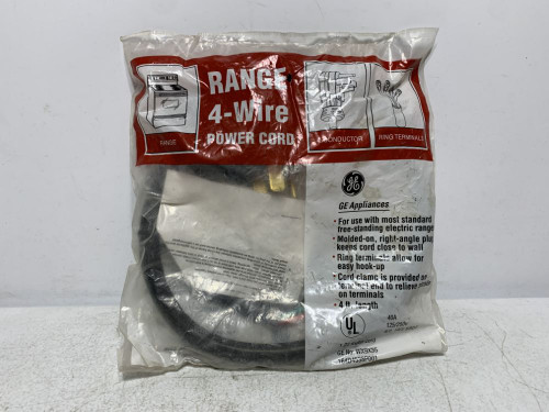 GE WX9X35 Range Cord 40A 4-Wire 4'
