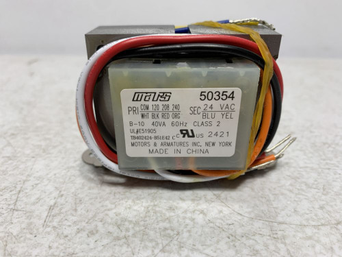 Mars 50354 Control Transformer 40VA 120/208/240V to 24V