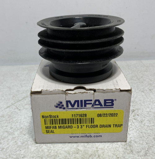 Mifab MI-GARD-3 Floor Drain Trap Seal 3" ABS Silicon