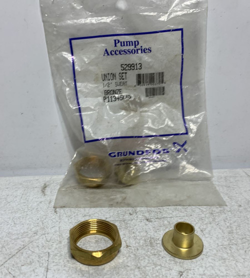Grundfos 529913 Union Set 1/2" Sweat Bronze (lot of 2)