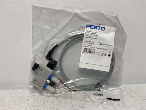 Festo 566659 Plug Socket with Cable 1m 30VDC 3A