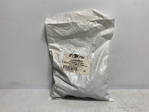 Zurn QQPMC34X Male Adapter 1/2" Barb x 3/4" MPT Poly Alloy (lot of 50)