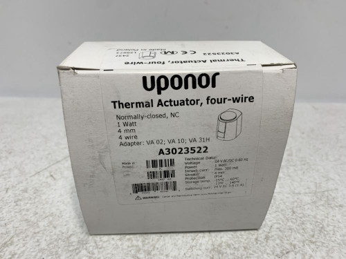 Uponor A3023522 Thermal Actuator 24V 1W 4-Wire