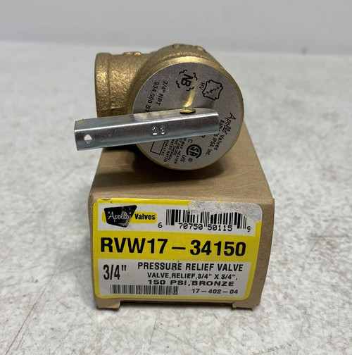 Apollo 1740204 Safety Relief Valve 3/4" 150 PSI Bronze