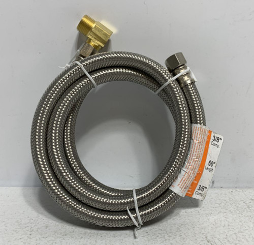 Fluidmaster B6W60 Dishwasher Connector 3/8" Comp 60" Length