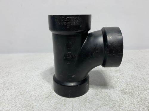 Charlotte Pipe 2" x 2" x 2" Black PVC Wye Fitting (lot of 2)