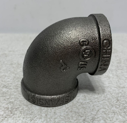 1-1/4" x 1-1/4" Black Iron 90 Degree Elbow Malleable 150# (lot of 4)