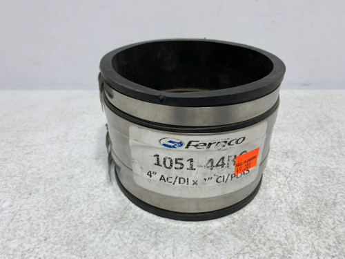 Fernco 1051-44RC Coupling 4" AC/DI x 4" CI/PL