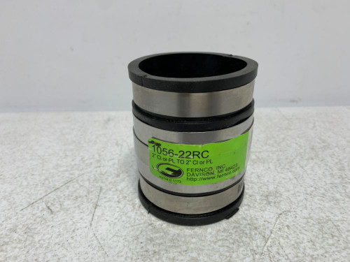 Fernco 1056-22RC Pipe Coupling 2" CI/PL to 2" CI/PL