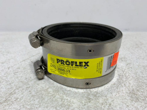 Proflex 3000-33 Shielded Pipe Coupling 3" Neoprene