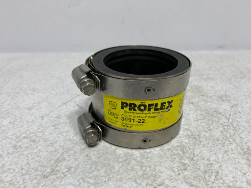 Proflex 3001-22 Shielded Pipe Coupling 2" CI/PL/ST to 2" Copper