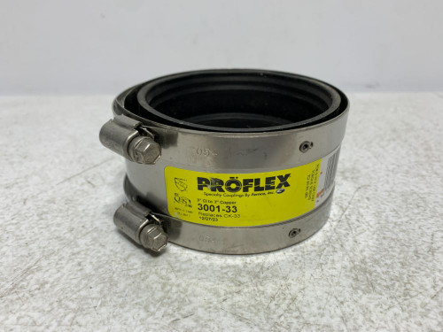 Proflex 3001-33 Shielded Pipe Coupling 3" CI to 3" Copper