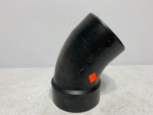 Charlotte Pipe 4" PVC Elbow 45 deg Black (lot of 6)