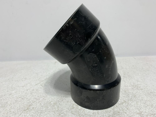 3" x 3" PVC Elbow 45 Degree Black (lot of 6)