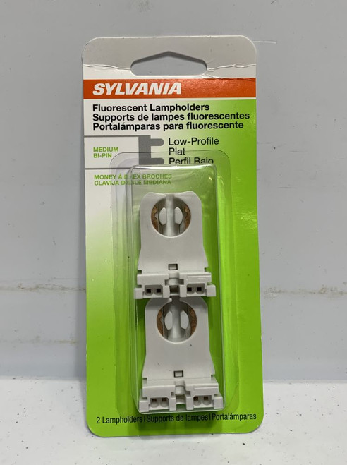 Sylvania FLH/MBP/LP Lampholder Medium Bi-Pin Low-Profile