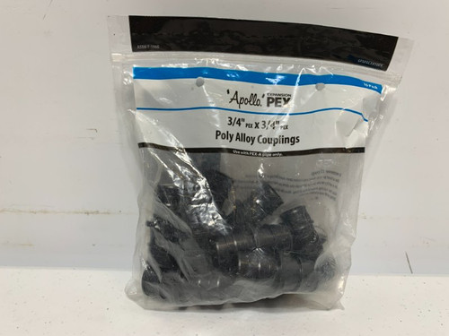 Apollo EPXPAC3410PK Coupling 3/4" Poly Alloy PEX-A (lot of 10)