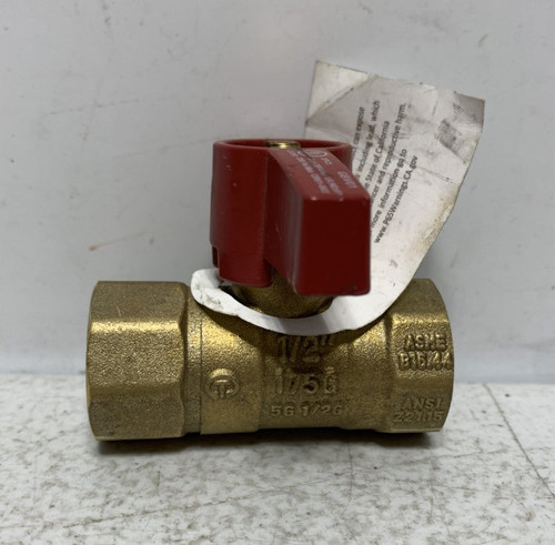 Unbranded GBV01 Ball Valve 1/2" FNPT 125 PSI