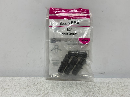 Apollo PXPC1210PK Pinch Clamp Stainless Steel 1/2" (lot of 4)