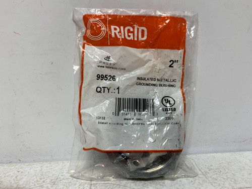 Rigid 99526 Grounding Bushing 2" Insulated Metallic