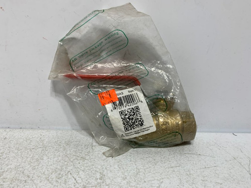 RWV 5592AB Ball Valve 1" Brass Full Port 150# WSP