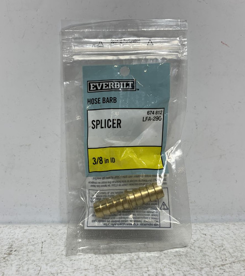 Everbilt LFA-290 Hose Barb Splicer 3/8" ID