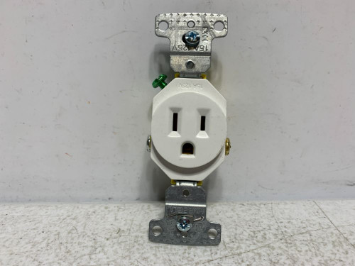 Hubbell RR151W Receptacle 15A 125V Single 5-15R (lot of 4)