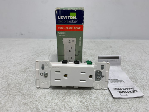 Leviton E5325-SW Outlet 15A 125V Tamper-Resistant