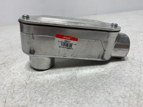 Rigid 58607 Conduit Body 3/4" Threaded Aluminum