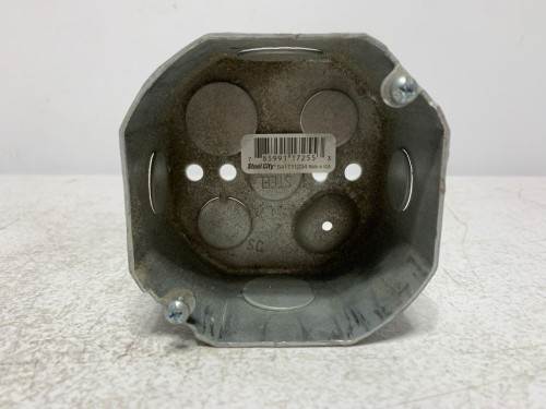 Steel City 541711234 Octagon Box 4" x 2-1/8" 22.5 Cu.In