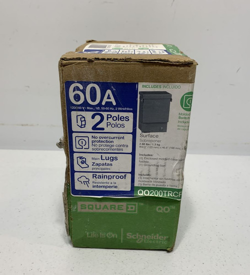 Square D QO200TRCP Molded Case Switch 60A 240VAC 2-Pole