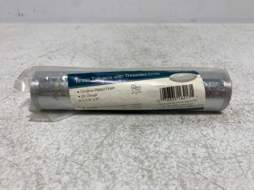 Premier 162117 Brass Tailpiece 1-1/4" x 6" 20-Gauge