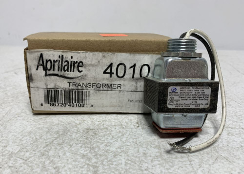 Aprilaire 4010 Transformer 120V 60Hz 15W