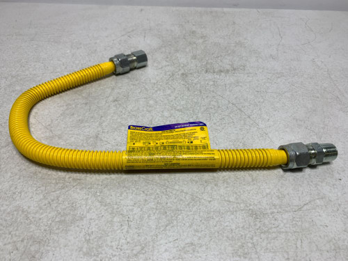 BrassCraft CSSC54-24 Gas Connector 1/2" x 24" Stainless Steel